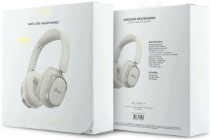 Słuchawki Guess Nauszne Bluetooth ENC Rectangle Metal Script biały 5
