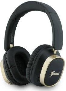 Słuchawki Guess Nauszne Bluetooth ENC Rectangle Metal Script czarny 2