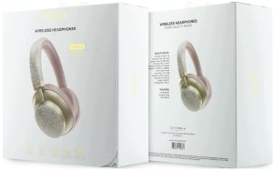 Słuchawki Guess 4G Gold Script Metal ENC różowe (GUBHP83P4CSCMP) 5