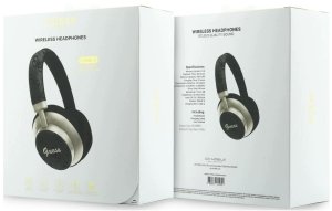 Słuchawki Guess Nauszne Bluetooth ENC 4G Gold Script Metal czarny 6
