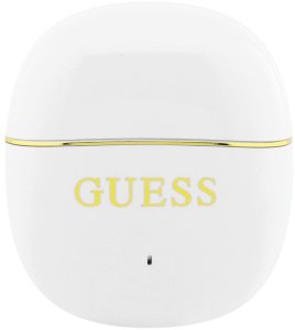 Słuchawki Guess TWS Glossy Gold Line Classic biały 2