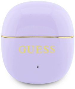 Słuchawki Guess TWS Glossy Gold Line Classic fioletowy 2