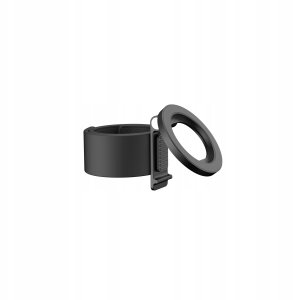 XO Uchwyt uniwersalny czarny na regulowany pasek silikonowy do MagSafe (C203) 2