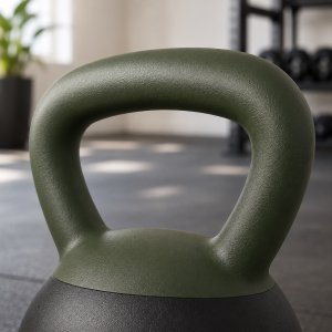 Kettlebell UNDERFIT Kettlebells Soft 10 kg - Tactical Green 7