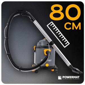 Odkurzacz przemysłowy Powermat 20L 2000W do kurzu wody tapicerki 4 końcówki 2 rury 3L 11