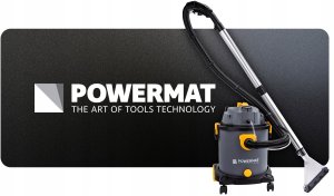 Odkurzacz przemysłowy Powermat 20L 2000W do kurzu wody tapicerki 4 końcówki 2 rury 3L 13