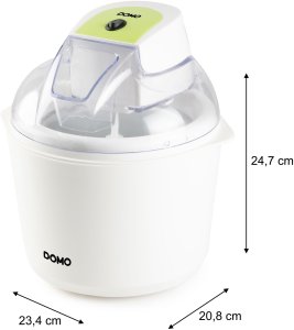 Maszynka do lodów Domo DOMO DO9304I Maszynka do lodów 1,5L biała 2