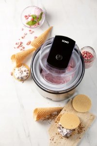 Maszynka do lodów Domo Maszynka do lodów GelaTwist 2L, stal nierdzewna (DO9302I) 12