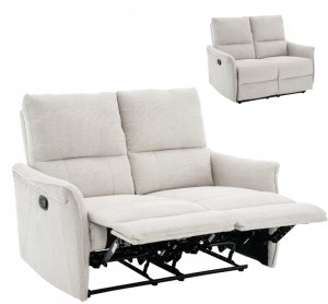 Kontrasto Fotel rozkładany dwuosobowy TIMO DUO 130x90x99 cm szenil beżowy 11