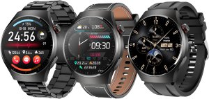 Smartwatch Lazird EKG AMOLED CIŚNIENOMIERZ BMI GLUKOZA 440MAH PPG czarny 2