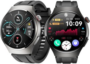 Smartwatch Lazird EKG AMOLED CIŚNIENOMIERZ BMI GLUKOZA 440MAH PPG czarny 3