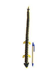 Galopi Articulated crystal dragon v2 (fixed) zółto czarny 2