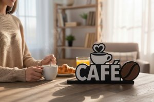 Galopi Dekoracyjna tabliczka kawa Coffee Lover 24cm stojąca 3