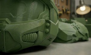 Figurka Galopi Spartan Master Chief Halo 152 cm 24 kg zielony 3