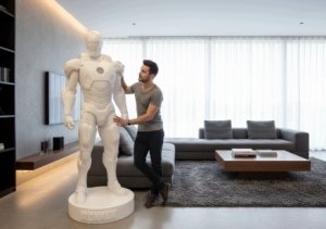Figurka Galopi Kolekcjonerska Iron Man 190 cm waga 20 kg 2