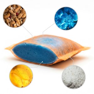NO PEST Trutka trucizna na szczury myszy gryzonie środek gryzoniobójczy orzechowa niebieska pasta brodifakum "Ultra Strong" 25kg 4