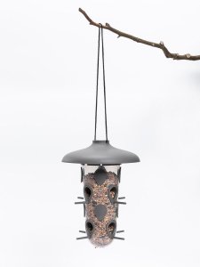 Turdus Karmnik i poidełko dla ptaków 3 w 1 szary Plastia Robin (NPC_8590415016205) 2