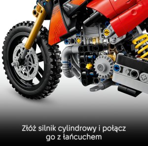 LEGO Technic Motocykl Ducati Desmo450 MX Factory (42238) 5