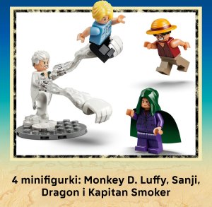 LEGO One Piece Starcie z kapitanem Smokerem (75642) 5