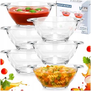 Glasmark Miski bulionówki szklane 420 ml 6 szt. (ORI_139812) 2