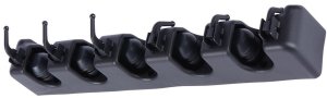 Gerimport Wieszak na Mopa Ścienny VILDE 5 Automatycznych Uchwytów 41 cm (ORI_569710) 3