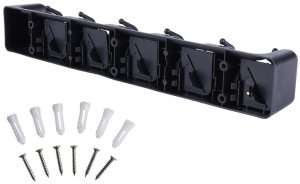Gerimport Wieszak na Mopa Ścienny VILDE 5 Automatycznych Uchwytów 41 cm (ORI_569710) 7