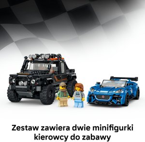 LEGO Speed champions Jaguar Project 7 i Land Rover Defender (77264) 5