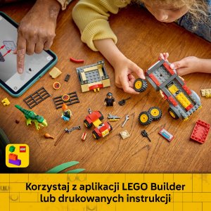 LEGO Jurassic World Ciężarówka do transportu młodego tyranozaura (77978) 4