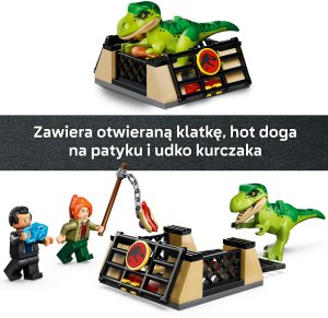 LEGO Jurassic World Ciężarówka do transportu młodego tyranozaura (77978) 6