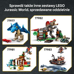 LEGO Jurassic World Ciężarówka do transportu młodego tyranozaura (77978) 7