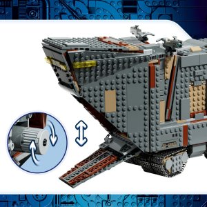 LEGO Star Wars Piaskoczołg wędrownych Jawów i bagnorożec (75453) 4
