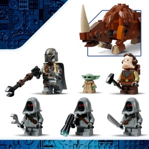 LEGO Star Wars Piaskoczołg wędrownych Jawów i bagnorożec (75453) 6
