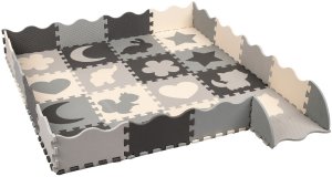 Rebel Mata edukacyjna dla dzieci, puzzle 150 x 150 cm z ramką (RBY-2250-16) 2