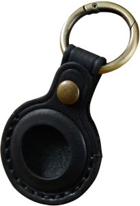 Mobile Origin MOBILE ORIGIN AIRTAG LEATHER KEYCHAIN A6, BLACK 2