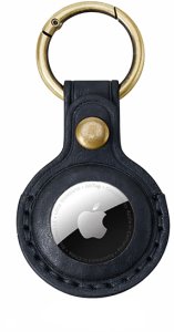 Mobile Origin MOBILE ORIGIN AIRTAG LEATHER KEYCHAIN A6, BLACK 3