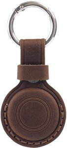 Mobile Origin MOBILE ORIGIN AIRTAG OUTDOOR LEATHER KEYCHAIN A7, MIDNIGHT BROWN 2