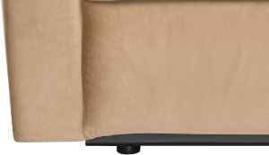 Beliani Sofa z manualną funkcją relaksu dla 2 osób VERDAL Welur Jasnobrązowy (810884) 6