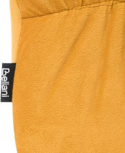 Beliani Puf TURLEY Welur Musztardowy (812064) 5
