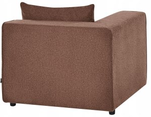 Beliani Moduł narożny AXEBO Brązowy Boucle (805231) 7
