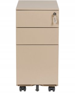 Beliani Szafka biurowa BOLSENA metal beżowy (812150) 10