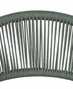 Garden4You Zestaw 4 krzeseł ogrodowych z poduszkami ORMEA Metal Zielony (812776) 2