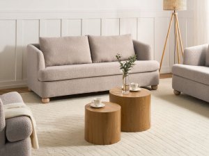 Beliani Sofa dla 3 osób RATTVIK Boucle Beżowy (726792) 3