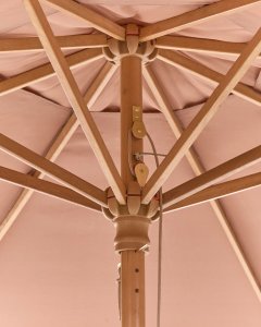 Beliani Parasol ogrodowy 270 cm Toscana Brązowy (808950) 2