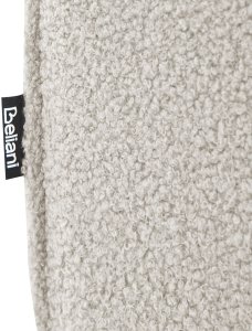 Beliani Moduł 1-osobowy AXEBO Złamana biel Boucle (804875) 4