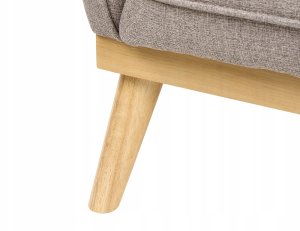Beliani Sofa dla 3 osób LJUNG Jasnobrązowy (806492) 3