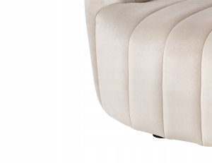 Beliani Sofa dla 2 osób MALUNG Welur Beżowy (598209) 3