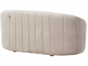 Beliani Sofa dla 2 osób MALUNG Welur Beżowy (598209) 6