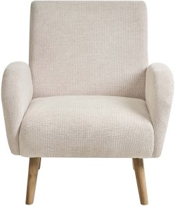 Beliani Fotel PLASSEN Jasnobeżowy (659146) 4