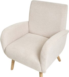 Beliani Fotel PLASSEN Jasnobeżowy (659146) 6