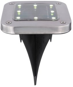 PowerNeed Lampa gruntowa solarna LED 8x0,01W 2 szt. Globo 3
